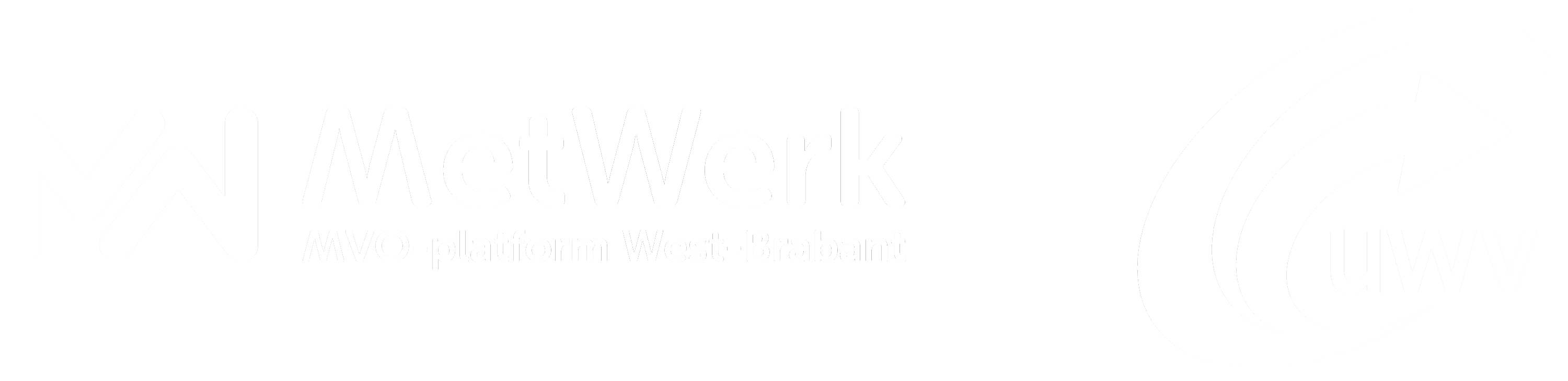 Logos metwerk uwv wit